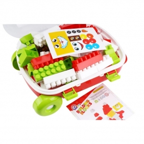 Świąteczny zestaw klocków w walizce