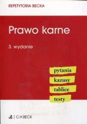 Prawo karne. Pytania, Kazusy, Tablice, Testy
