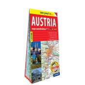 Austria papierowa mapa samochodowa; 1:475 000