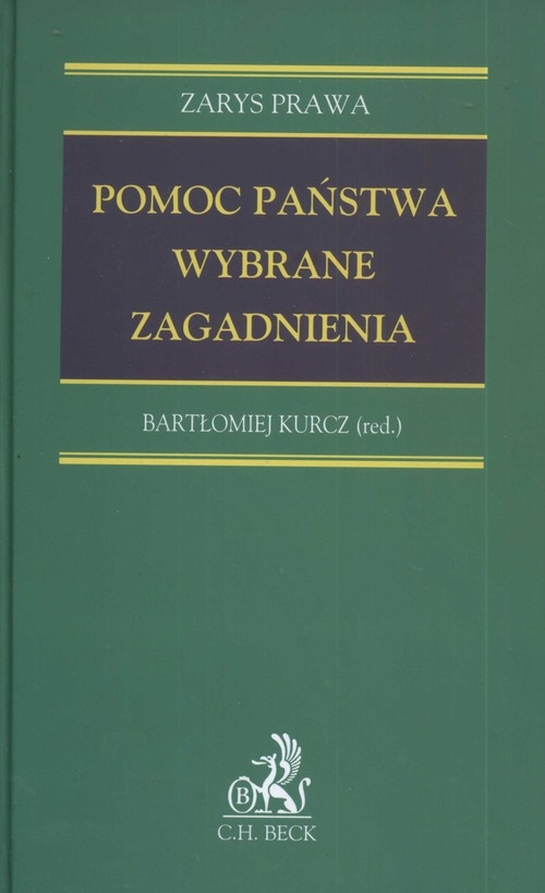 Pomoc państwa Wybrane zagadnienia