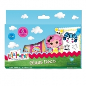 Farby witrażowe 6 kolorów Lalaloopsy