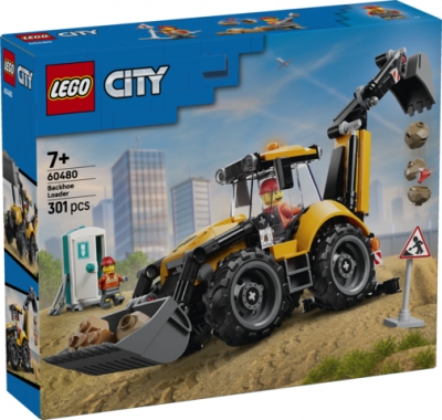 LEGO City Żółta koparko-ładowarka 60480