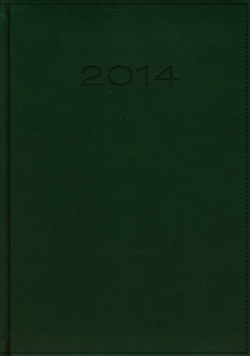 Kalendarz 2014 B5 51D Zielony menadżerski dzienny - <br />