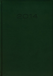 Kalendarz 2014 B5 51D Zielony menadżerski dzienny - <br />