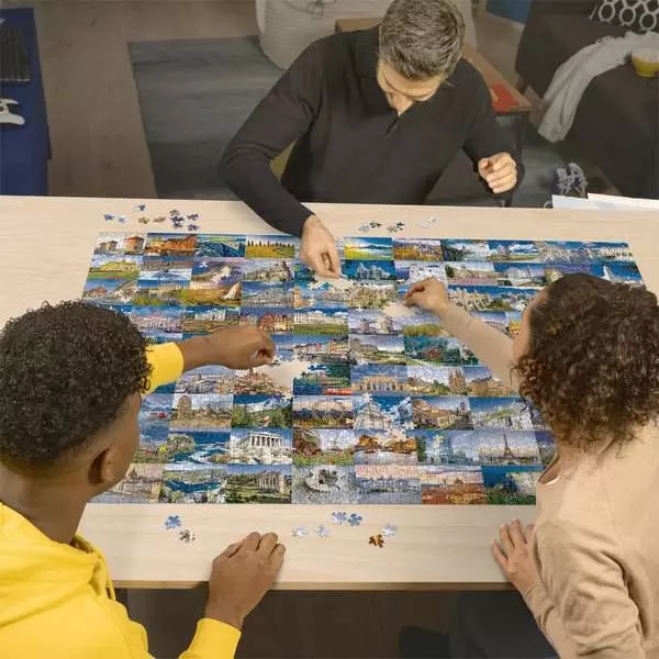 Ravensburger, Puzzle 3000: 99 pięknych miejsc w Europie (17080)