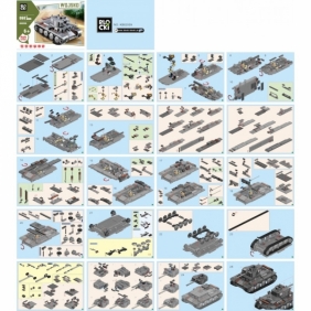 Klocki Blocki: Wojsko Czołg 868 elementów (KB82009)