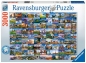 Ravensburger, Puzzle 3000: 99 pięknych miejsc w Europie (17080)