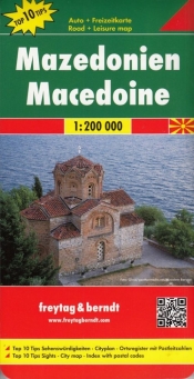 Macedonia mapa 1:200 000