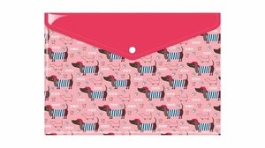 Teczka kopertowa A4 PP z nadrukiem Jamnik