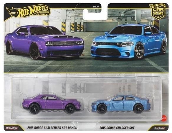 Hot Wheels Premium 2-pak Dodge Charger