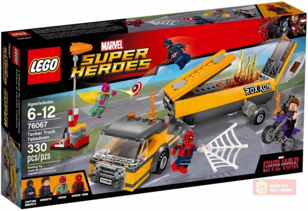 Super Heroes Tanker Truck Takedown