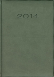 Kalendarz 2014 B5 51D Szary menadżerski dzienny - <br />