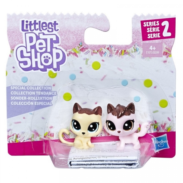 Littlest Pet Shop, Lukrowe zwierzaczki, koty dwupak (E0399/E1073P)