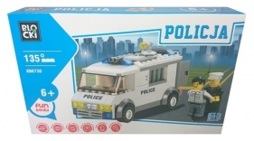 Klocki Blocki Policja Więźniarka 135 elementów