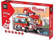 Klocki Blocki: Straż pożarna Samochód z podnośnikiem 244 elementów (KB8053)