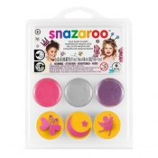 Farby do twarzy ze stempelkami Snazaroo - Wróżki