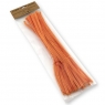 Druciki kreatywne 300x6mm pomarańczowe 30szt