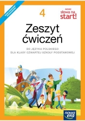NOWE Słowa na start! 4. Zeszyt ćwiczeń do języka polskiego dla klasy czwartej szkoły podstawowej - praca zbiorowa