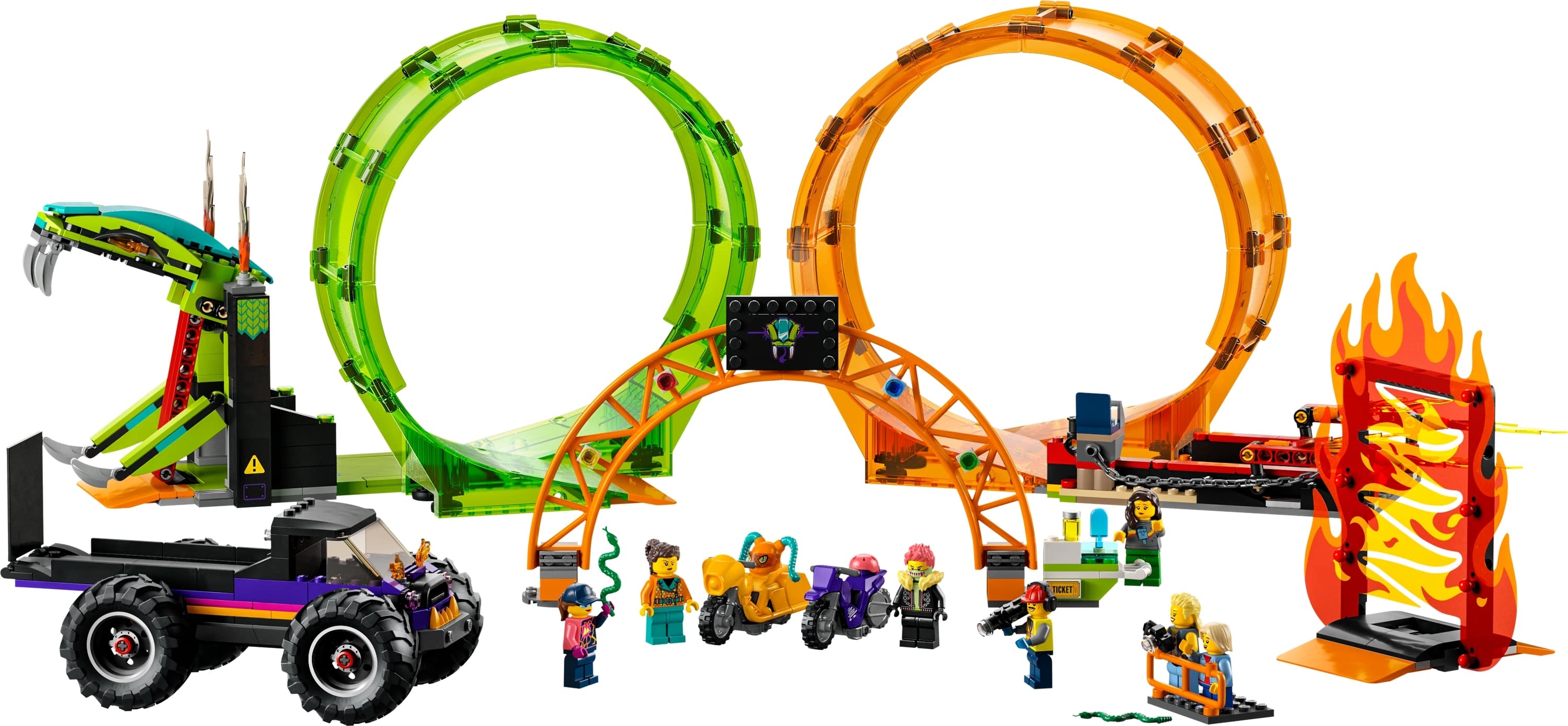 LEGO City: Kaskaderska arena z dwoma pętlami (60339)