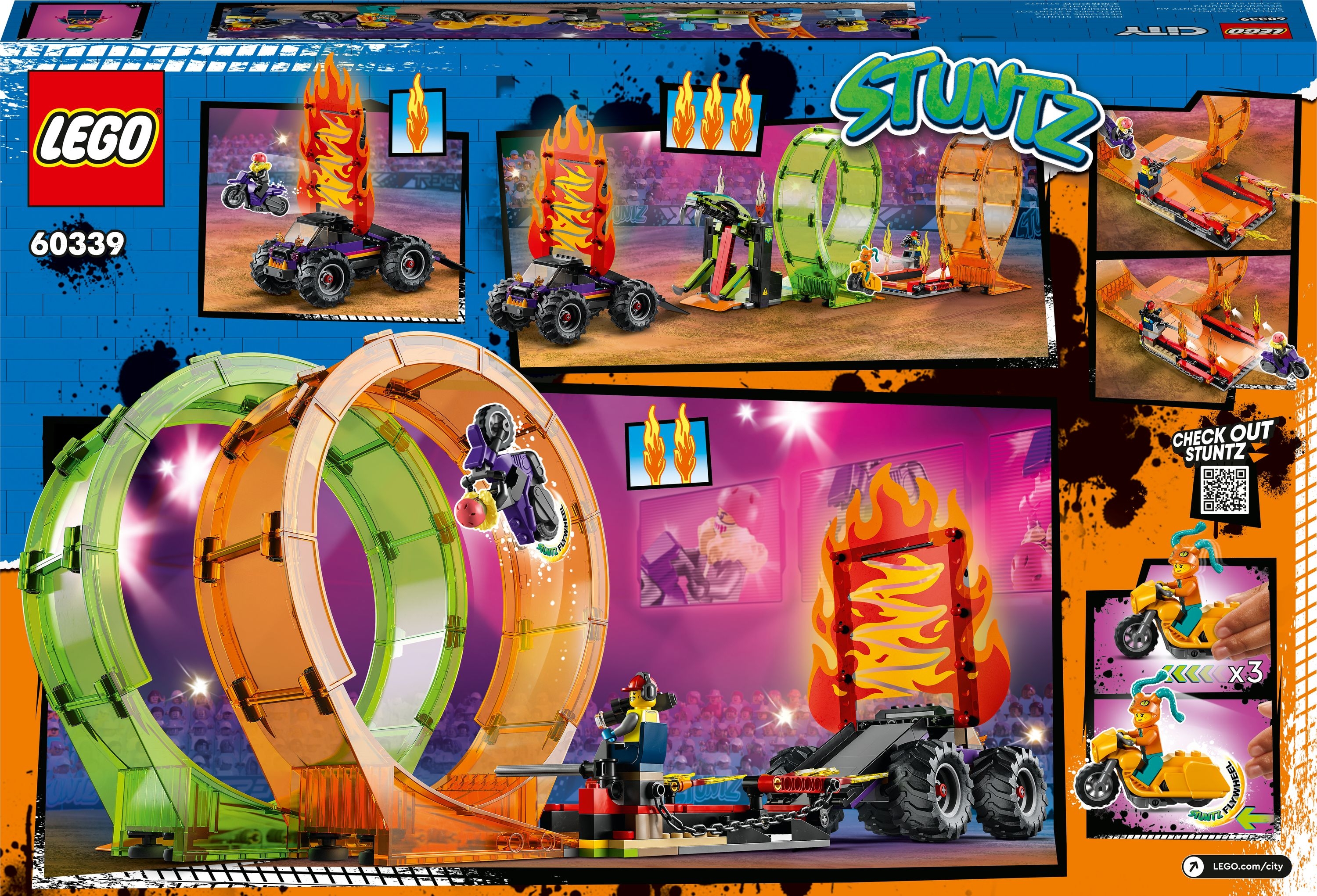 LEGO City: Kaskaderska arena z dwoma pętlami (60339)