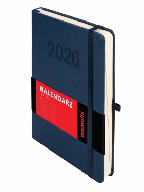 Kalendarz 2026 Memofix A5 DNS - Granatowy