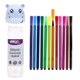 Flamastry Hipopotam, 12szt