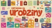 Zaproszenia urodzinowe Prezenty 5 sztuk