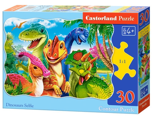 Puzzle 30 el.  B-03808-1 Dinosaurs Selfie