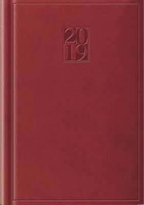 Kalendarz 2019 B6 Print czerwony