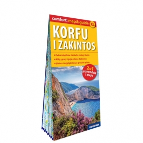 Korfu i Zakintos laminowany map&guide XL 2w1 przewodnik i mapa - Piotr Jabłoński