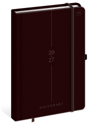 Kalendarz książkowy A4/192k Mat+UV - Brown