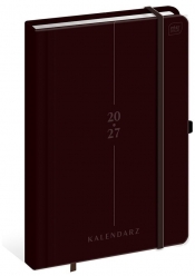 Kalendarz książkowy A4/192k Mat+UV - Brown
