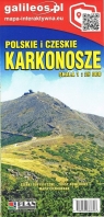 Mapa turystyczna - Polskie i czeskie Karokonosze Opracowanie zbiorowe