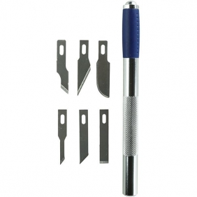 Nóż modelarski Hobby + 6 wymiennych ostrzy (439985)