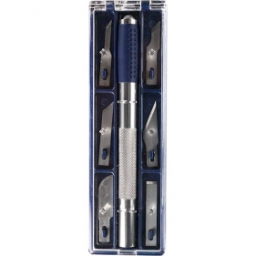 Nóż modelarski Hobby + 6 wymiennych ostrzy (439985)