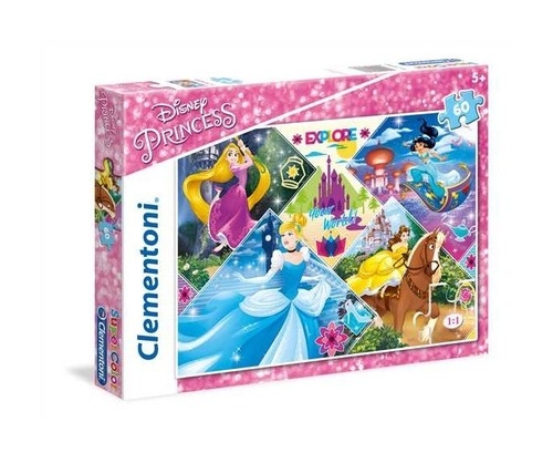 Puzzle SuperColor Księżniczki 60 (26980)