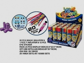 Balony do skręcania 24 sztuki