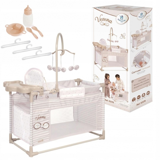 <img src='https://webimage.pl/pics/809/0/d8436623380809.jpg' style='height:440px' /> Łóżeczko dla lalek z krzesełkiem i szafą 3w1