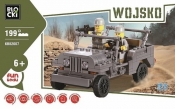 Klocki Blocki Wojsko Jeep 199 elementów
