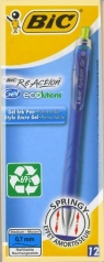 Pióro żelowe Reaction Gel Eco - niebieski (12) BIC