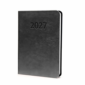 Kalendarz 2027 A6 Prestige Tygodniowy Czarny