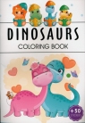 Dinosaurs. Coloring book praca zbiorowa