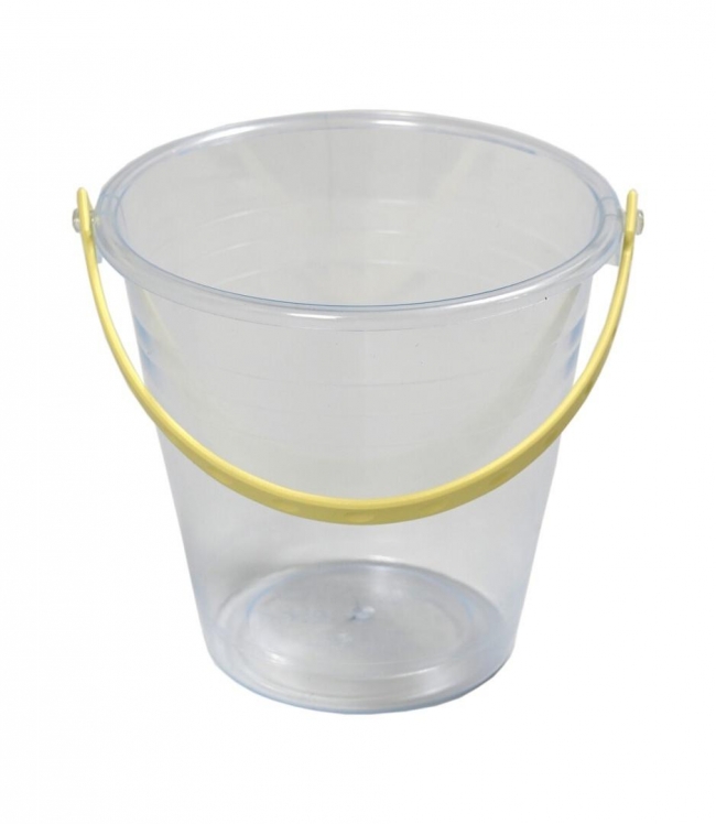 Bucket transparent 14cm