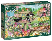 Puzzle 500: Falcon - Karmnik dla ptaków wiosną (11280)