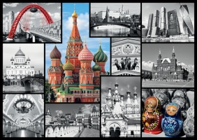 Moskwa kolaż - puzzle 1000 elementów (10380)
