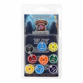 Trackers Counters Range 0-9 20mm Random Colours