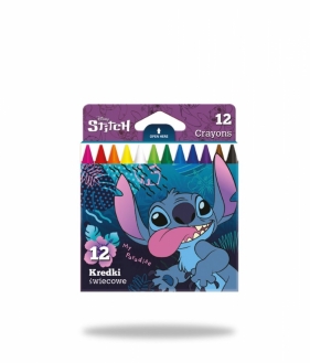 Coolpack, Kredki świecowe 12 kol. Disney Blue - Stitch (54809PTR)