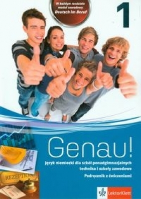 Genau! 1 Podręcznik z ćwiczeniami z płytą CD - Tkadkeckova Carla, Tlusty Petr, Machowiak Danuta E.