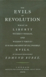 The Evils of Revolution Edmund Burke