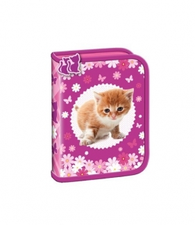 Piórnik dwuklapkowy Cat